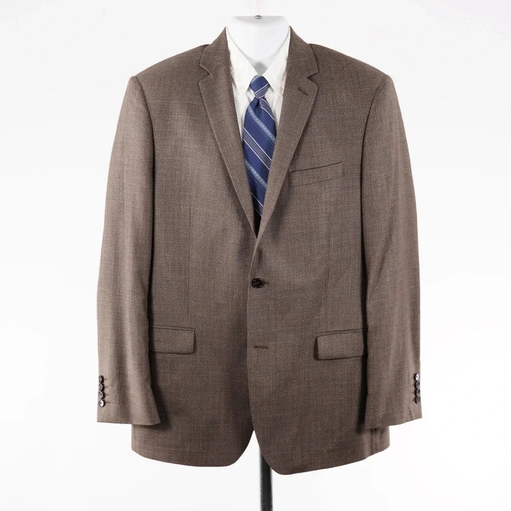 Ralph Lauren Blue Label Wool Silk Green Brown Check Blazer / Sport Coat 44R